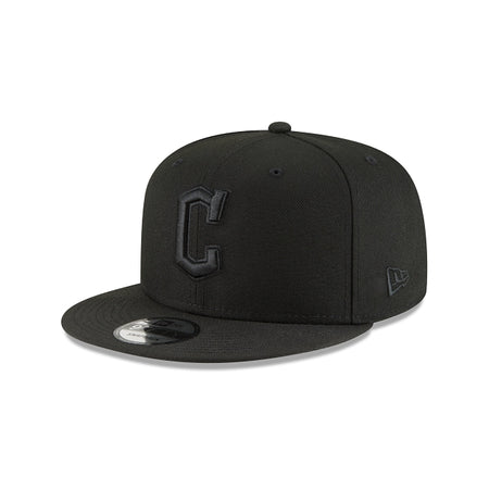 Cleveland Guardians Blackout Basic 9FIFTY Snapback Hat