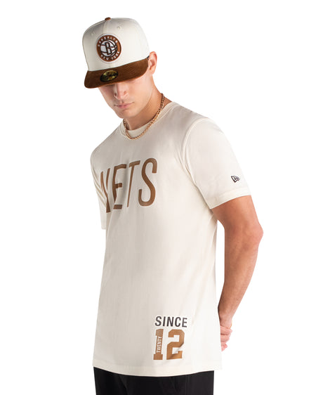 Brooklyn Nets Cord White T-Shirt