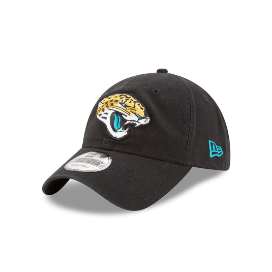 Jacksonville Jaguars Core Classic Black 9TWENTY Adjustable Hat - New Era Cap