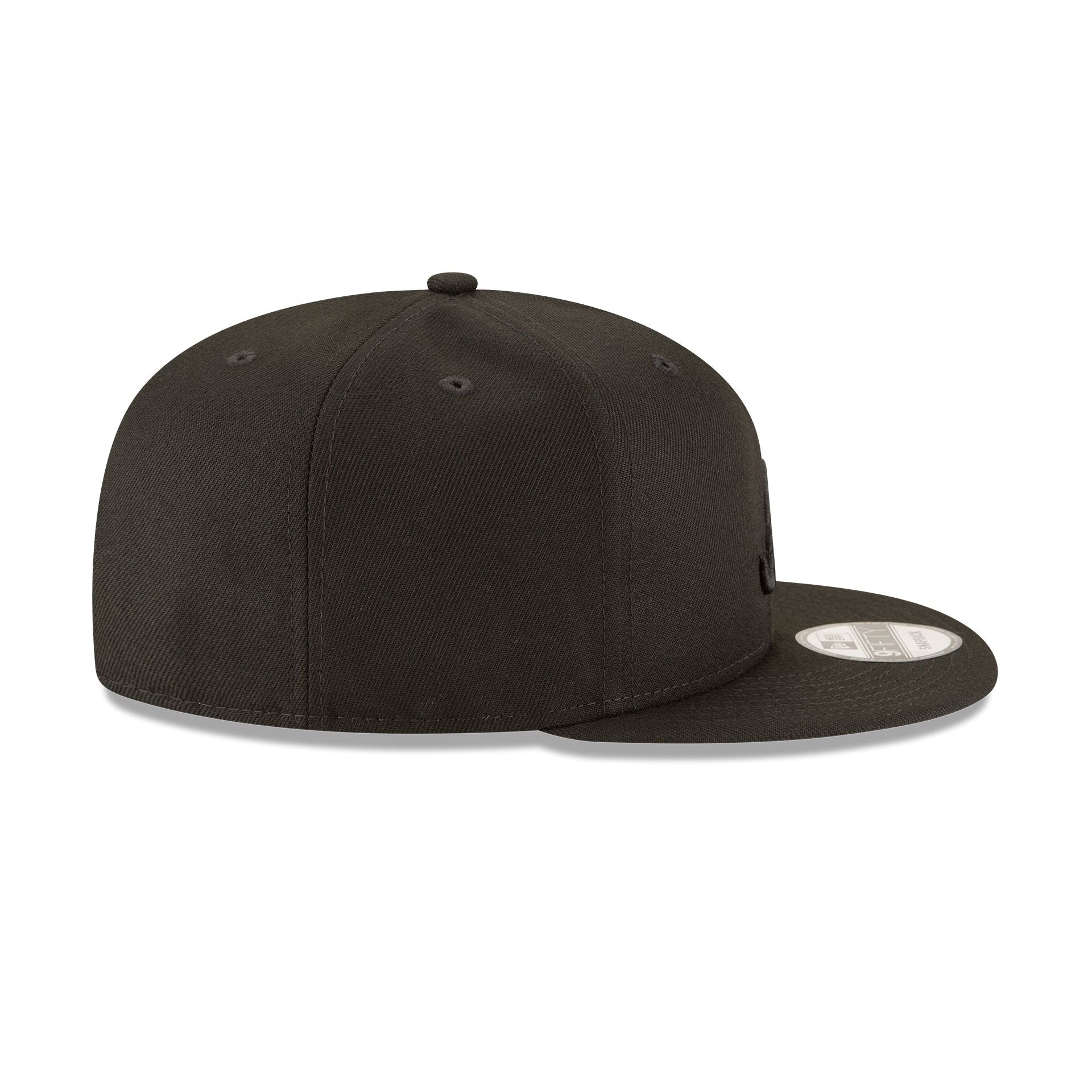 Atlanta Braves Basic All Black 9FIFTY Snapback Hat – New Era Cap