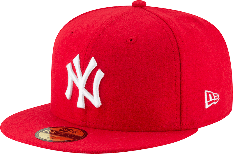 New York Yankees Scarlet Basic 59FIFTY Fitted Hat