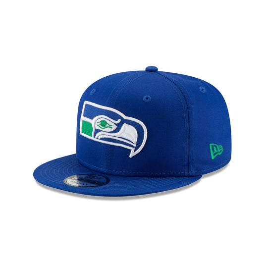 Seattle Seahawks Basic Blue 9FIFTY Snapback Hat - New Era Cap