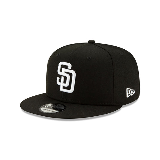 San Diego Padres Basic Black 9FIFTY Snapback Hat - New Era Cap
