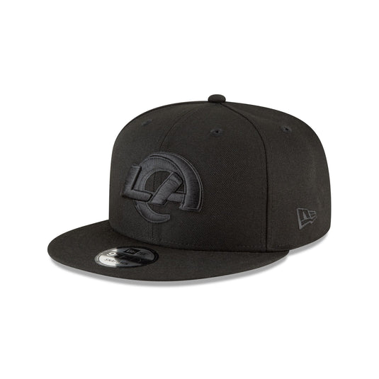 Los Angeles Rams Basic Black on Black 9FIFTY Snapback - New Era Cap