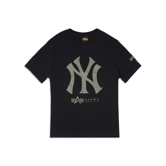 Alpha Industries X New York Yankees Black T-Shirt - New Era Cap