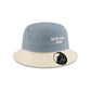New Era Cap Soft Linen Slate Bucket Hat