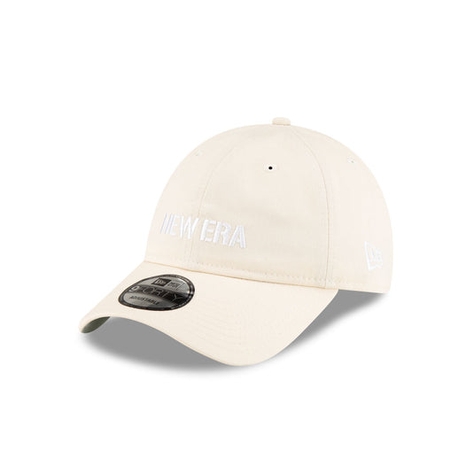 New Era Cap Metal Buckle Ivory 9FORTY Unstructured Adjustable Hat - New Era Cap