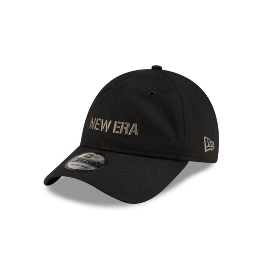 New Era Cap Metal Buckle Black 9FORTY Unstructured Adjustable Hat - New Era Cap