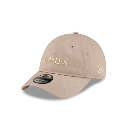 New Era Cap Metal Buckle Tan 9FORTY Unstructured Adjustable Hat - New Era Cap