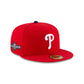 Philadelphia Phillies 2023 Post Season Side Patch 59FIFTY Fitted Hat