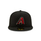 Arizona Diamondbacks 2023 Post Season Side Patch 59FIFTY Fitted Hat