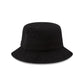 New Era Cap Distressed Black Denim Bucket Hat