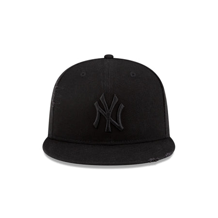 New York Yankees Distressed Black Denim 59FIFTY Fitted