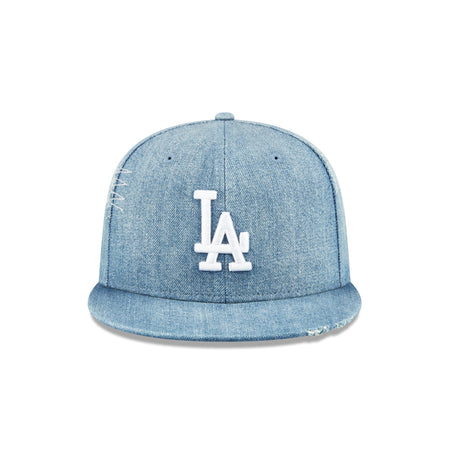 Los Angeles Dodgers Distressed Denim 59FIFTY Fitted
