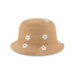 New Era Cap Floral Khaki Bucket Hat
