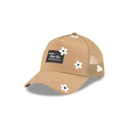 New Era Cap Floral 9FORTY A-Frame Trucker Hat