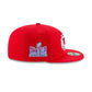 Kansas City Chiefs Super Bowl LVIII Participation Side Patch 9FIFTY Snapback Hat