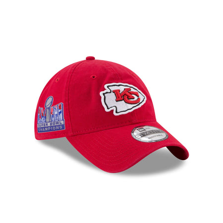 Kansas City Chiefs Super Bowl LVIII Champions Side Patch 9TWENTY Adjustable Hat