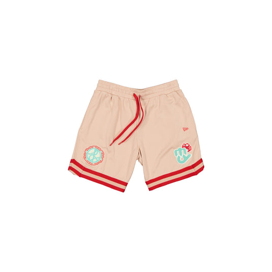 Diablos Rojos del México Pale Pink Floral Shorts - New Era Cap