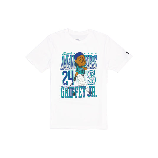 Seattle Mariners Ken Griffey Jr. Caricature T-Shirt - New Era Cap
