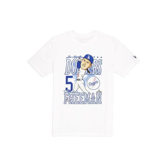 Los Angeles Dodgers Freddie Freeman Caricature T-Shirt - New Era Cap