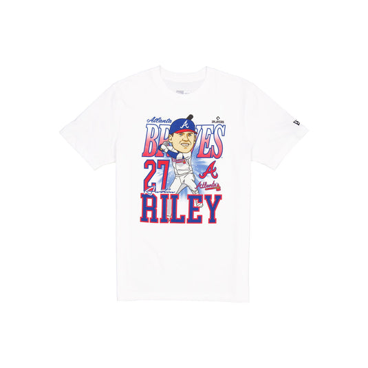 Atlanta Braves Austin Riley Caricature T-Shirt - New Era Cap