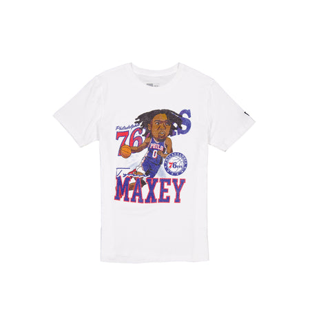 Philadelphia 76ers Tyrese Maxey Caricature T-Shirt