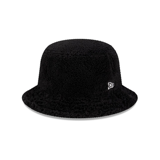 New Era Cap Fleece Black Bucket Hat - New Era Cap