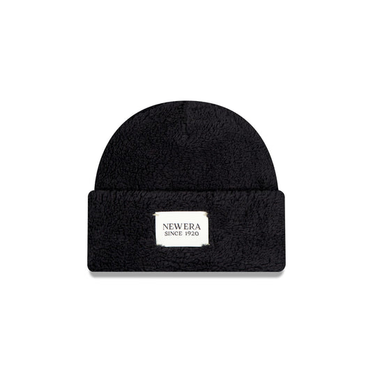 New Era Cap Fleece Black Cuff Knit Hat - New Era Cap