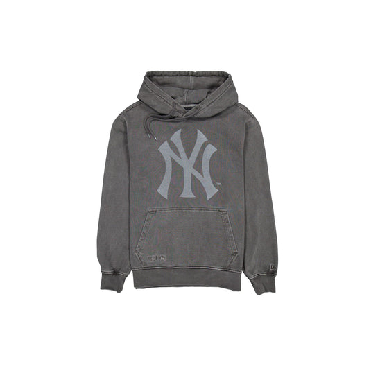 New York Yankees Pigment Logo Black Hoodie - New Era Cap