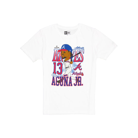 Atlanta Braves Ronald Acuña Jr. Caricature T-Shirt - New Era Cap