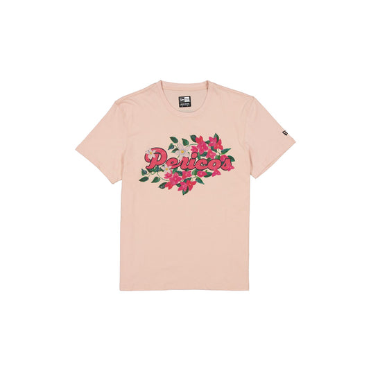 Pericos de Puebla Pale Pink Floral T-Shirt - New Era Cap