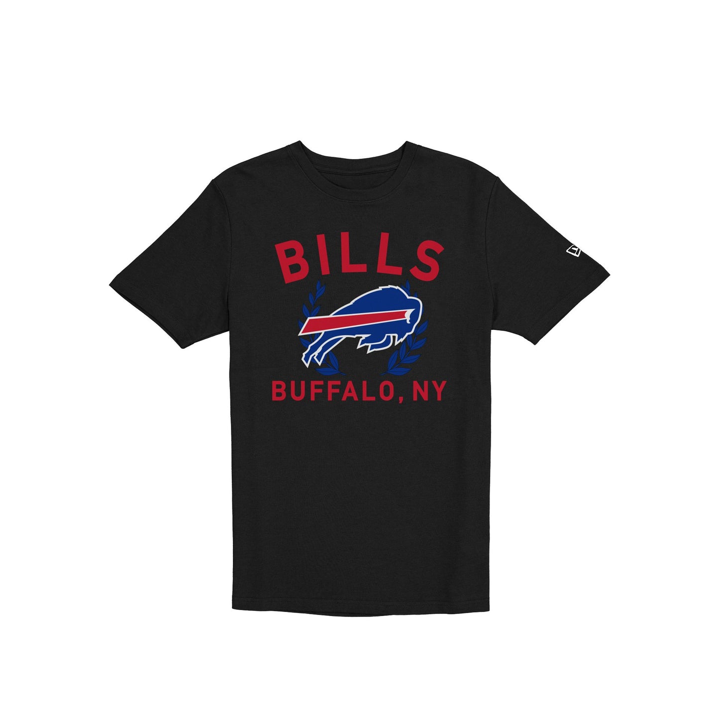 buffalo bills gear buffalo ny Men's New Era Black Buffalo Bills 2025 NFL Draft T-Shirt Size: Medium