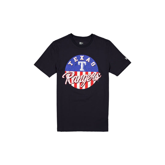 Texas Rangers Independence Day 2025 Navy T-Shirt - New Era Cap