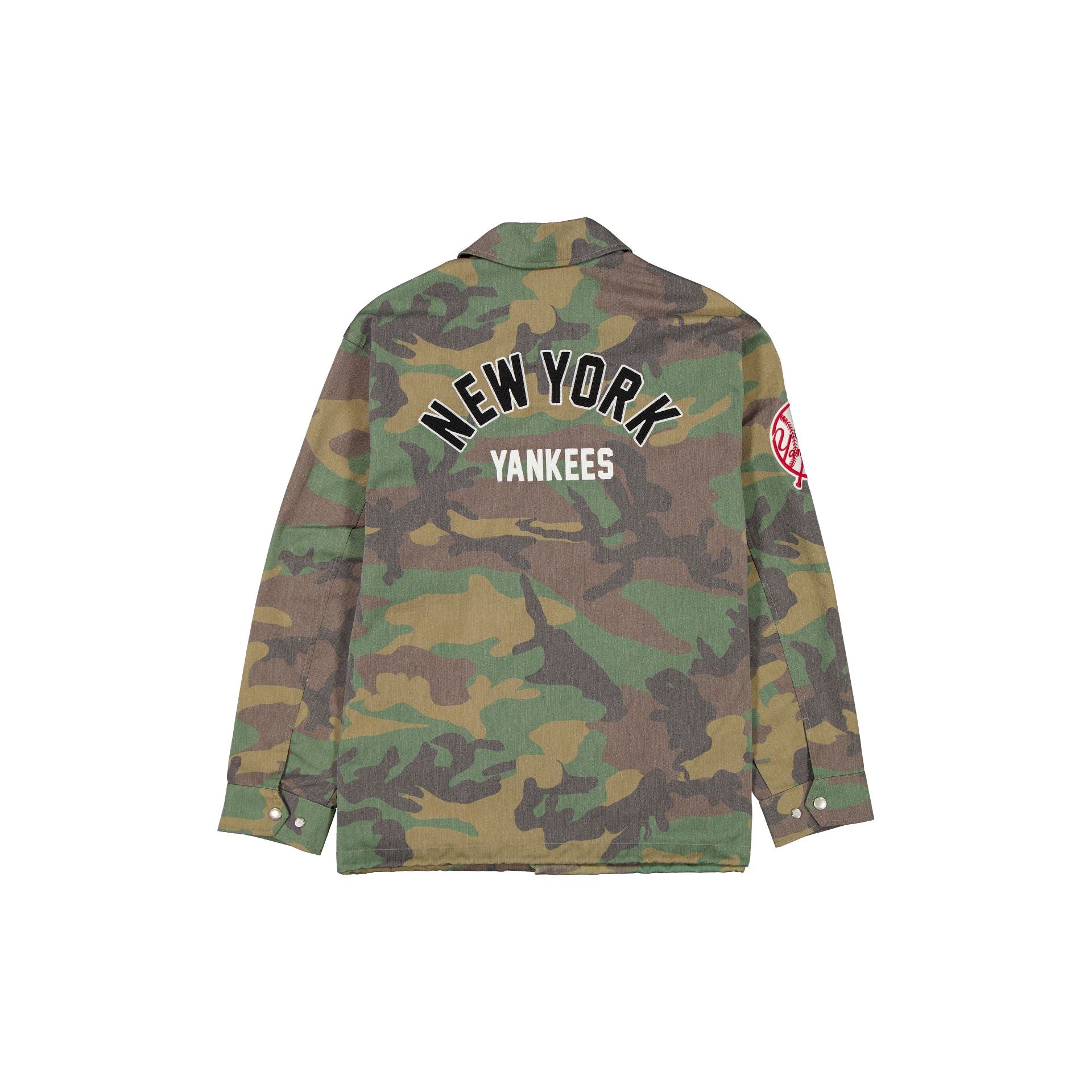 New York Yankees Camo Coach's Jacket – New Era Cap