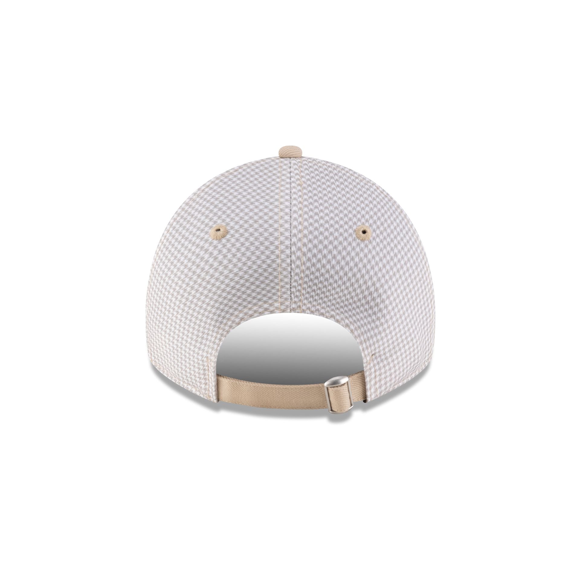 New Era Cap Houndstooth Beige 9TWENTY Adjustable Hat