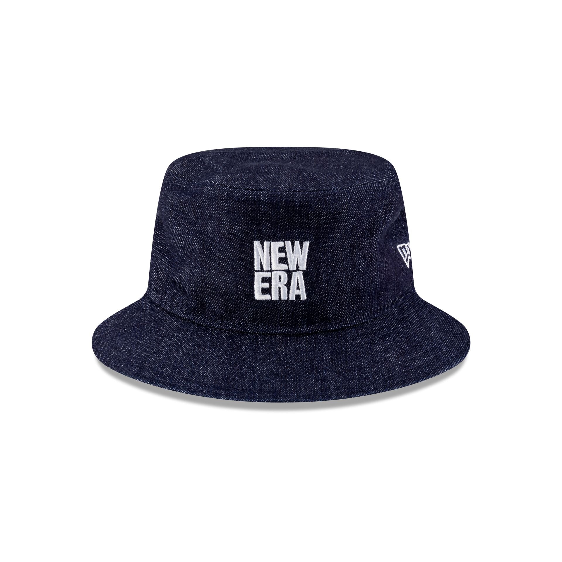 New Era Cap Square Logo Indigo Denim Bucket Hat