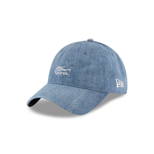 New Era Cap Handwritten Light Denim 9TWENTY Easy Snap Hat - New Era Cap