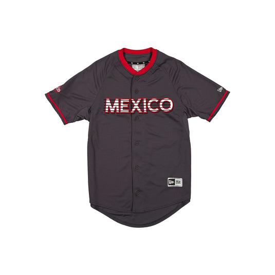 Diablos Rojos del México LMB 100th Anniversary Gray Alt Jersey - New Era Cap
