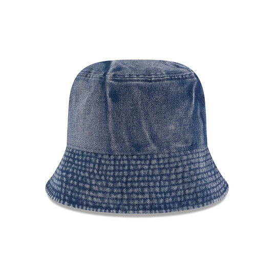 New Era Cap Blue Denim Bucket Hat - New Era Cap