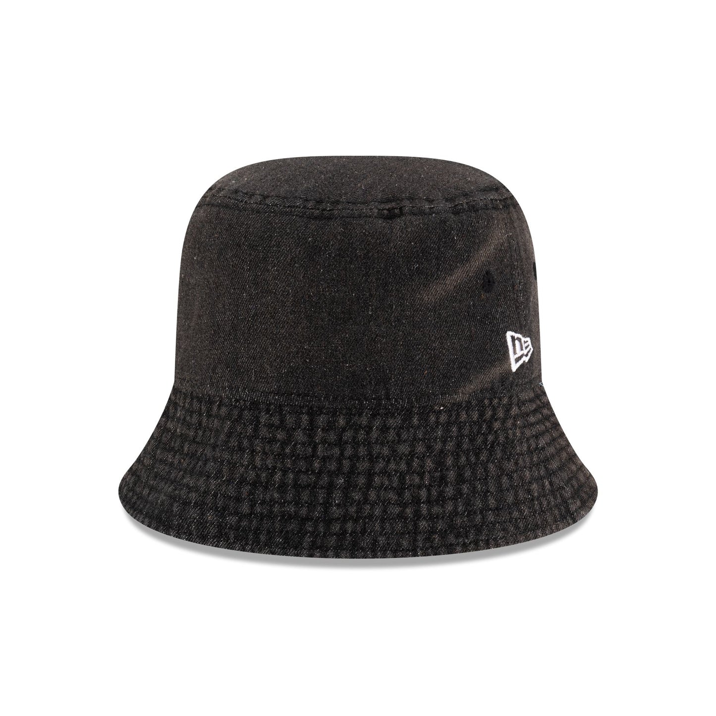New Era Cap Black Denim Bucket Hat