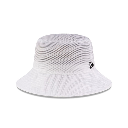 New Era Cap Air Mesh White Bucket Hat - New Era Cap
