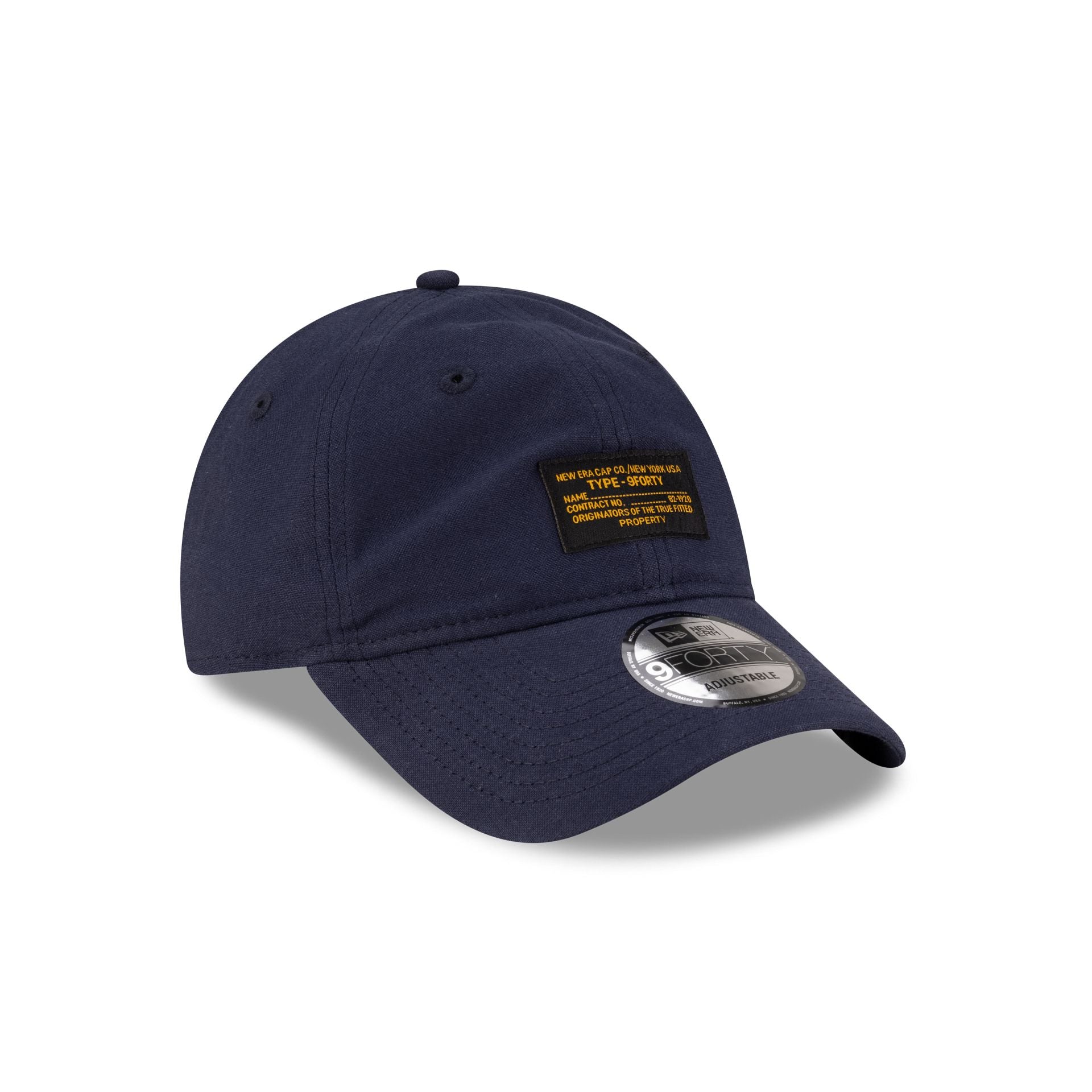 New Era Cap Navy Label 9FORTY Adjustable Hat