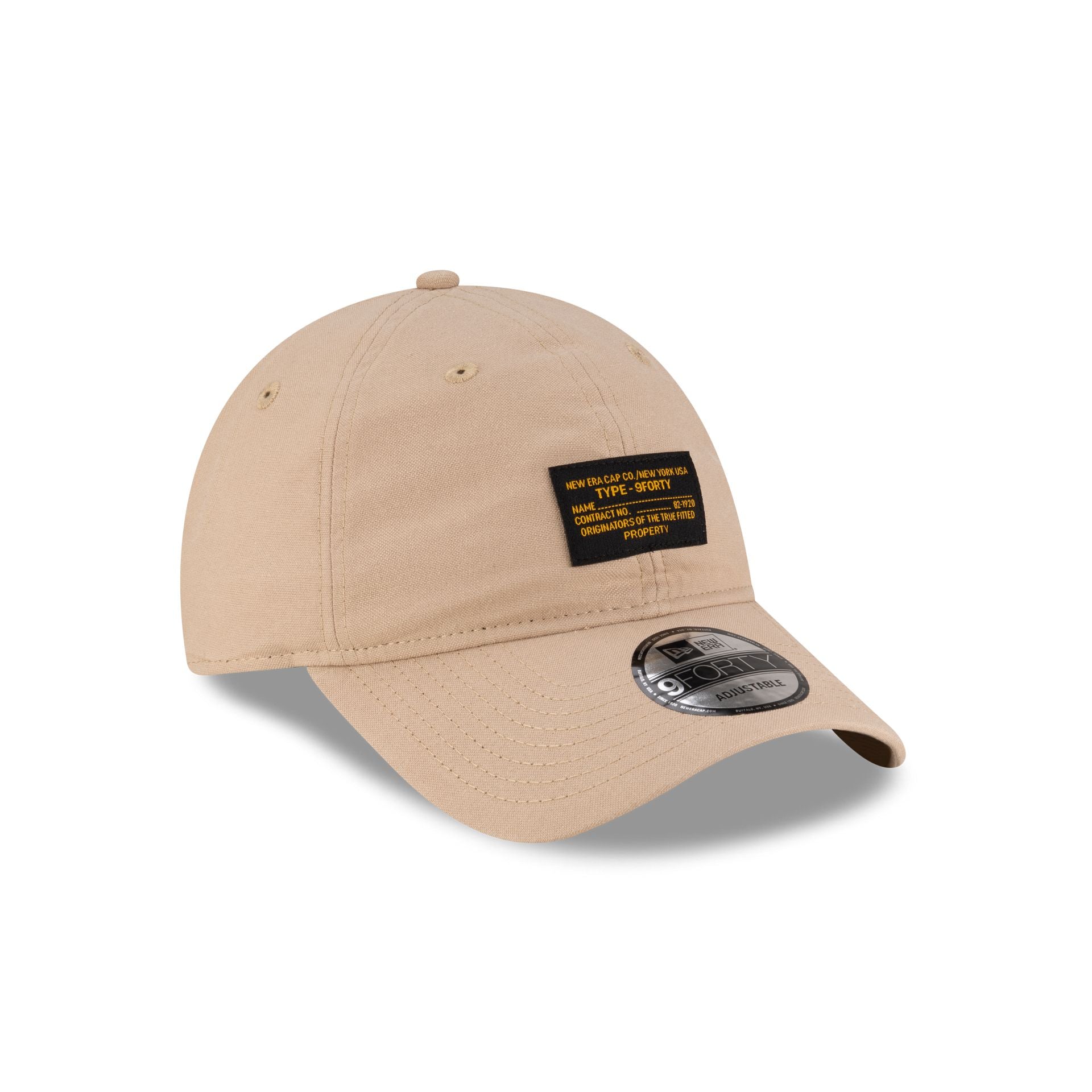New Era Cap Beige Label 9FORTY Adjustable Hat