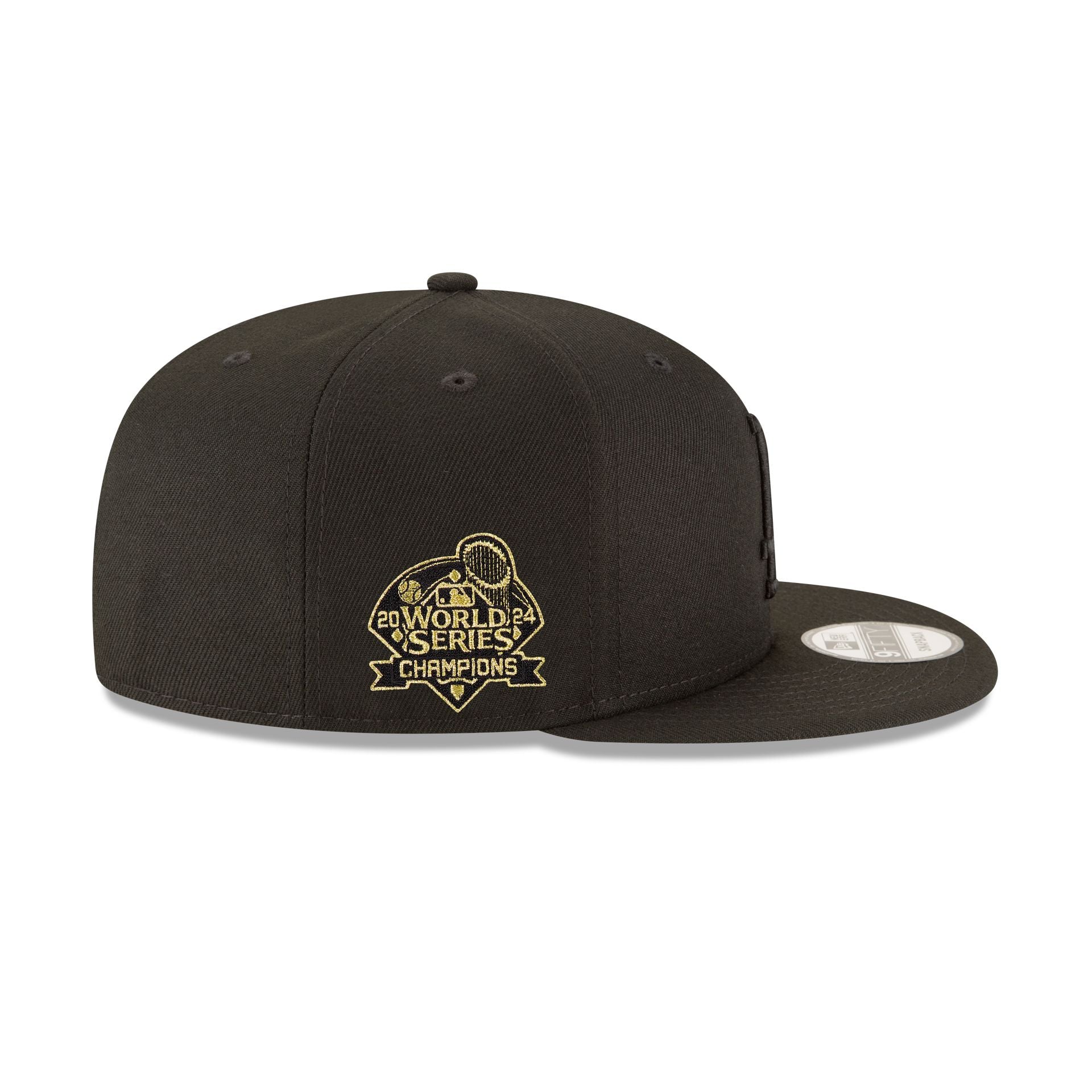 Los Angeles Dodgers World Series Champions Black on Black 9FIFTY