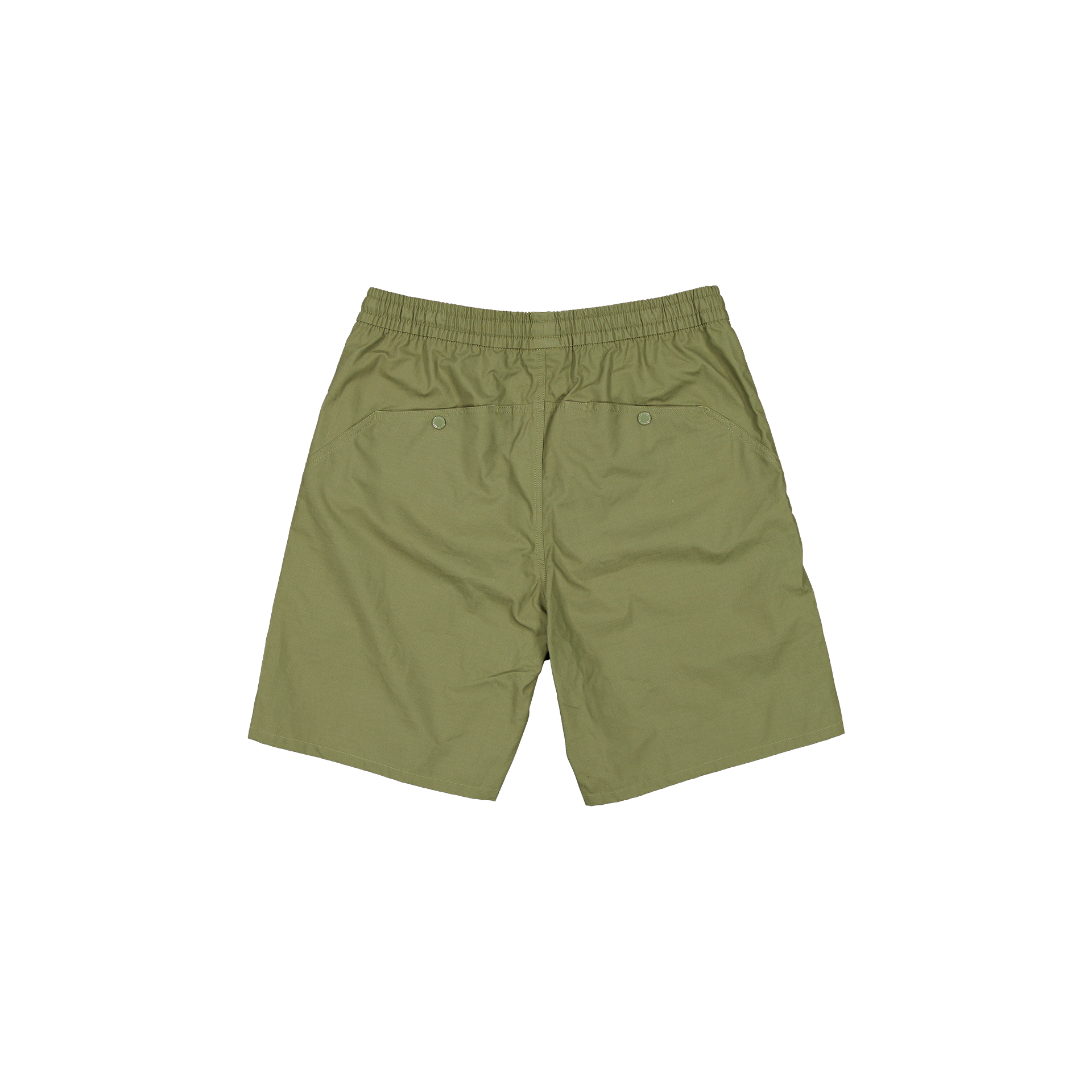 New Era Branded Loose Military Green Bark Shorts