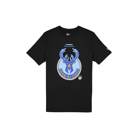 Hyperfly Katakana x Milwaukee Bucks 2025 All-Star Game T-Shirt - New Era Cap