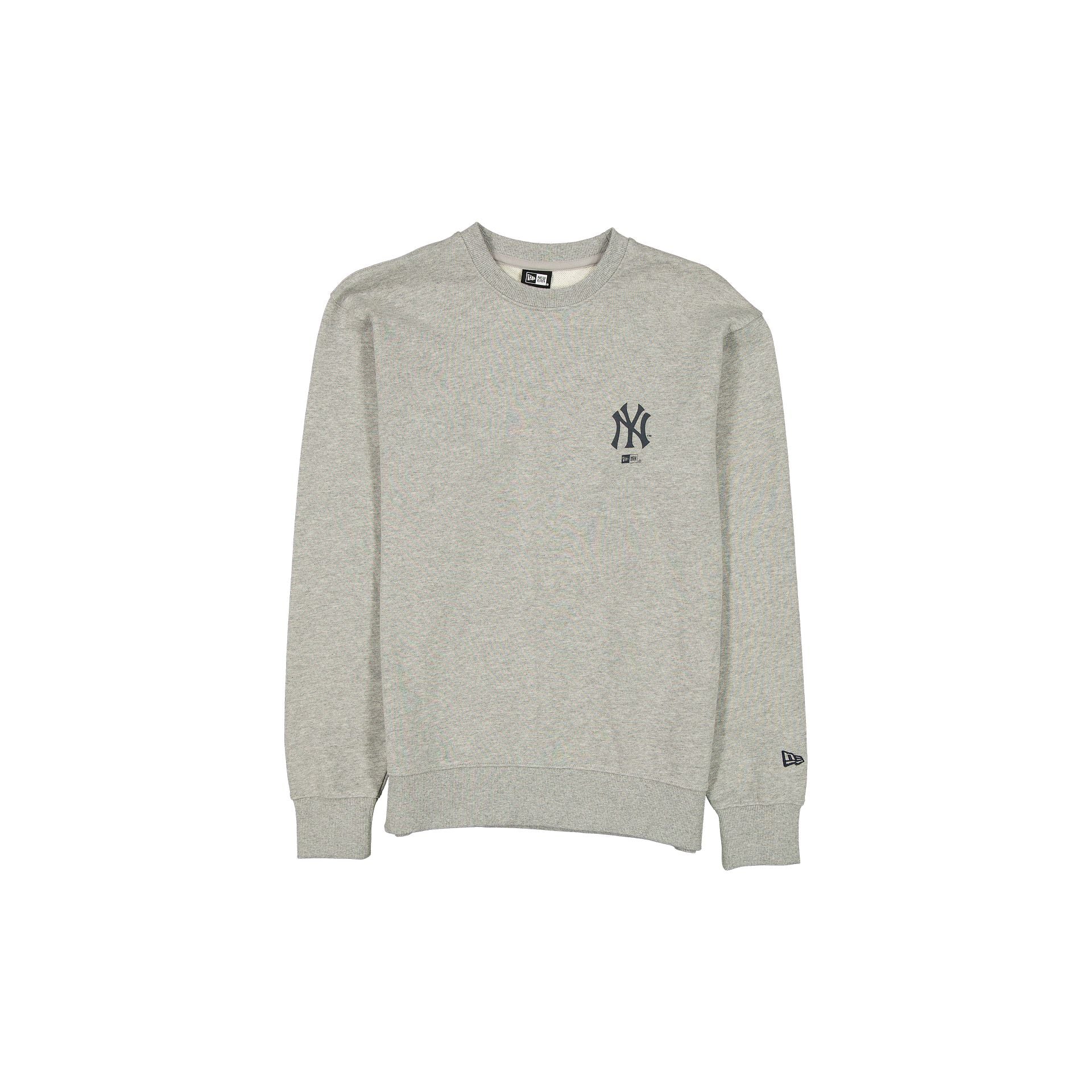 New York Yankees Relaxed Heather Gray Crewneck