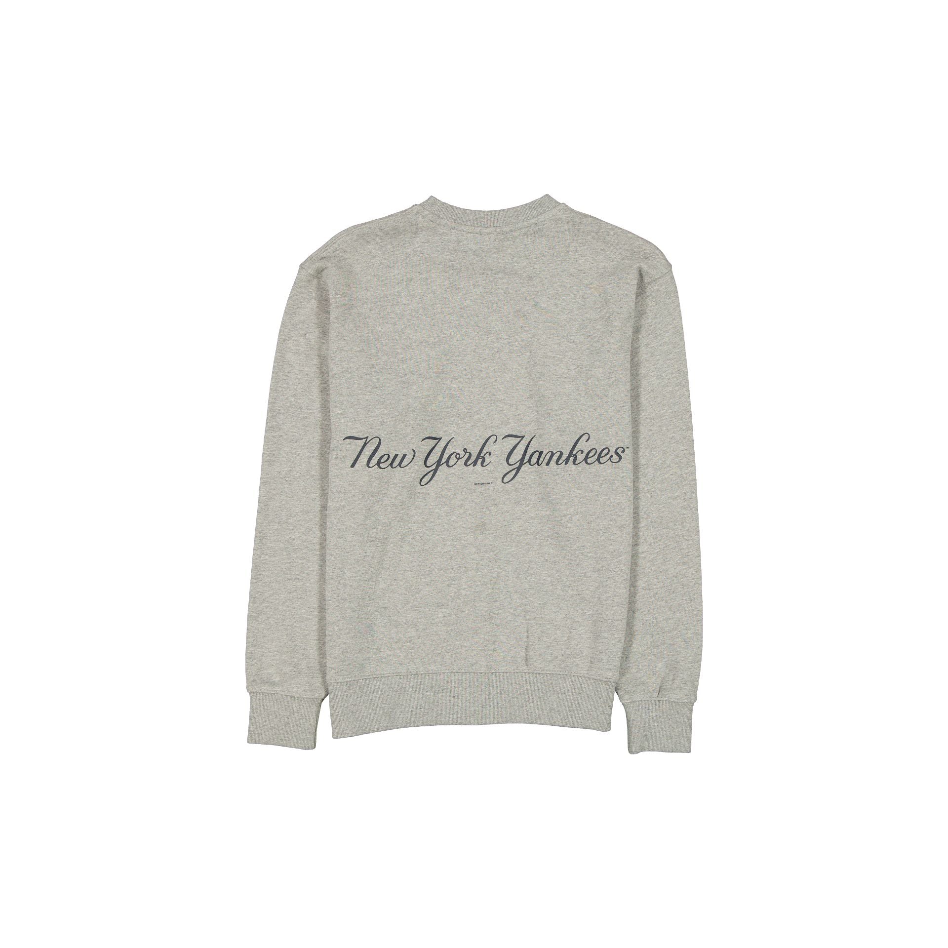 New York Yankees Relaxed Heather Gray Crewneck