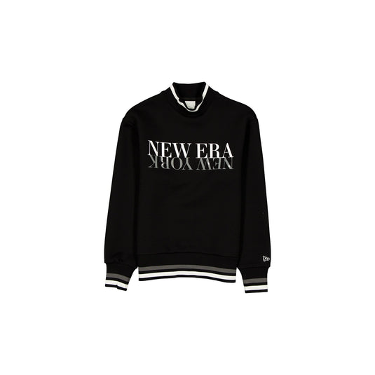 New Era Cap Tech Sweat Black Mockneck - New Era Cap